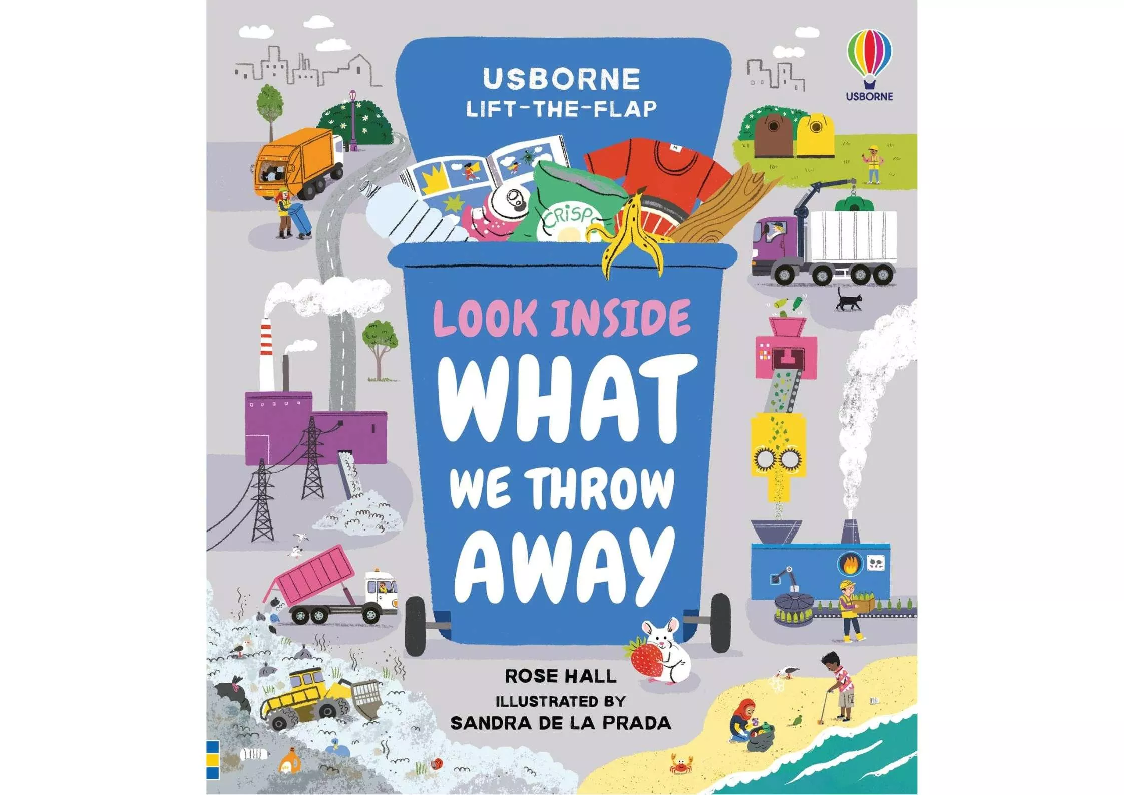 <Usborne> Look Inside What We Throw Away 翻翻書