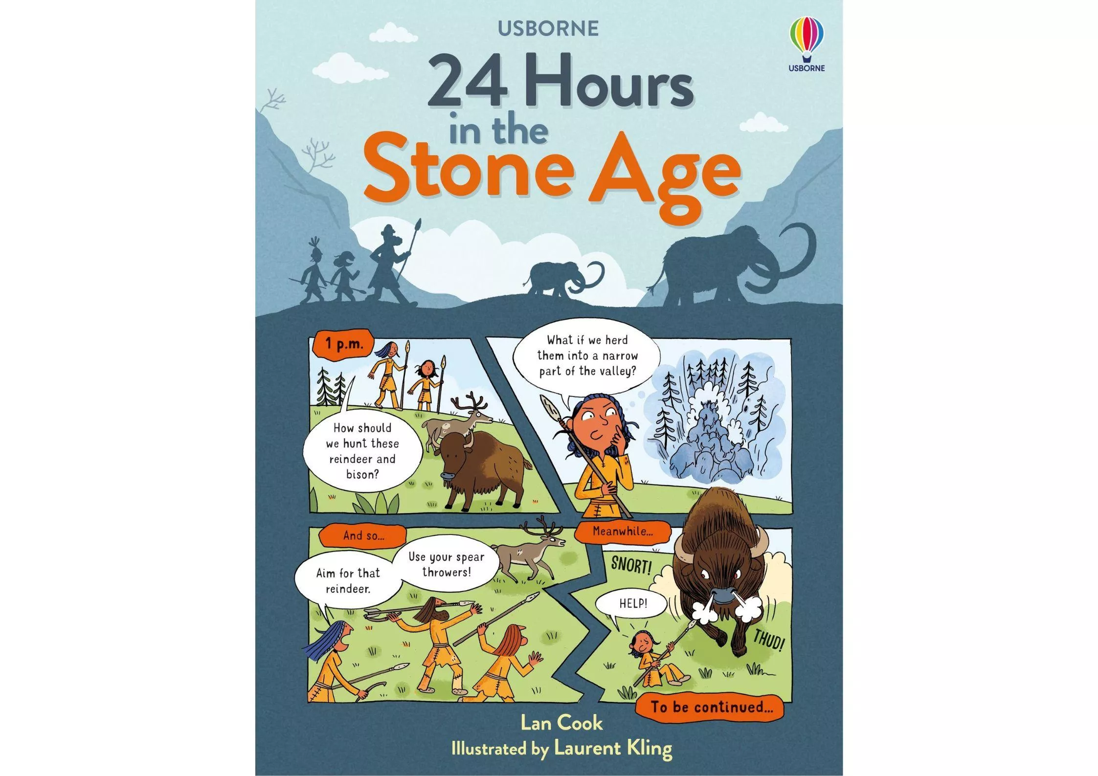 <Usborne> 24 Hours in the Stone Age 精裝書