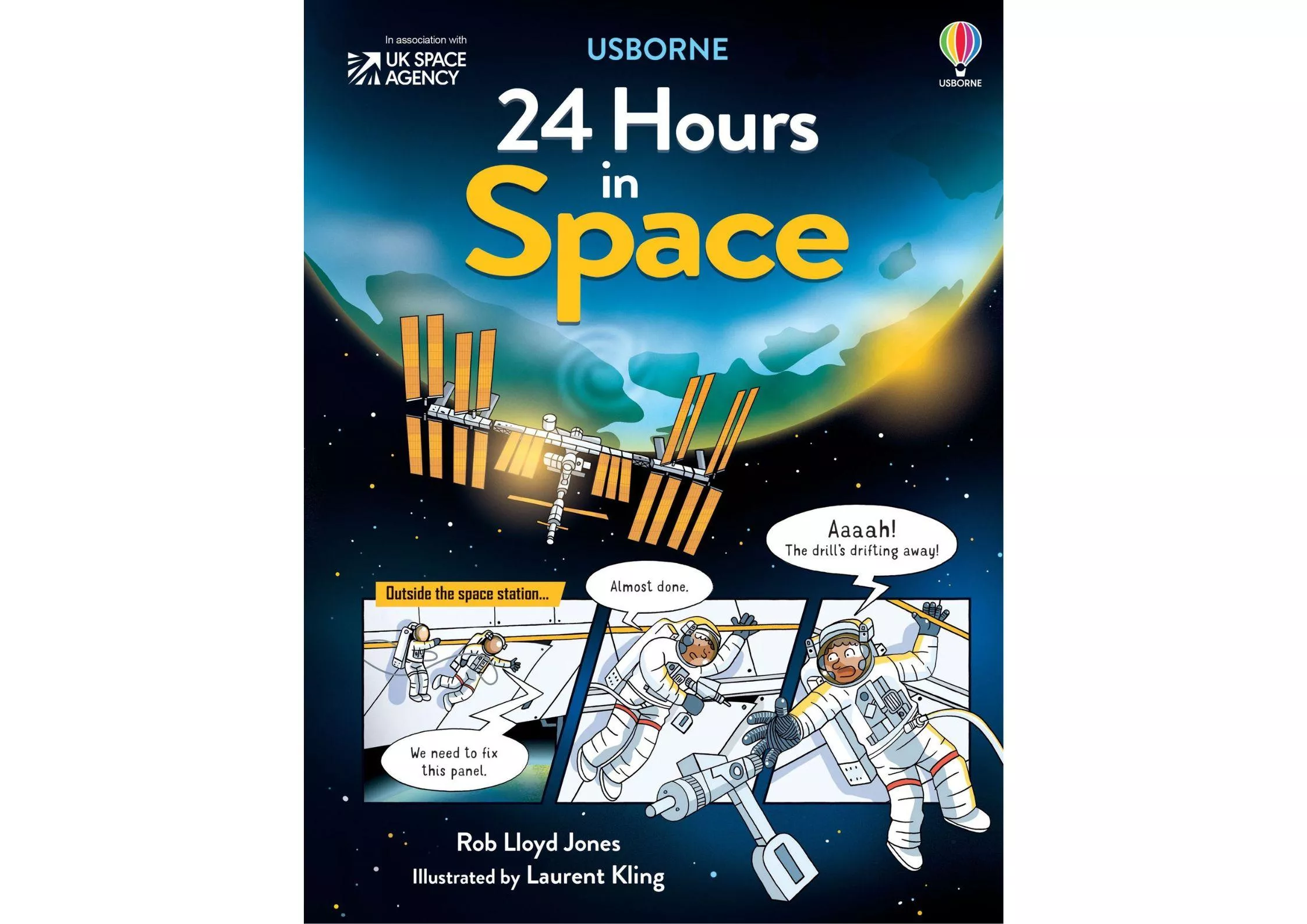 <Usborne> 24 Hours in Space 精裝書