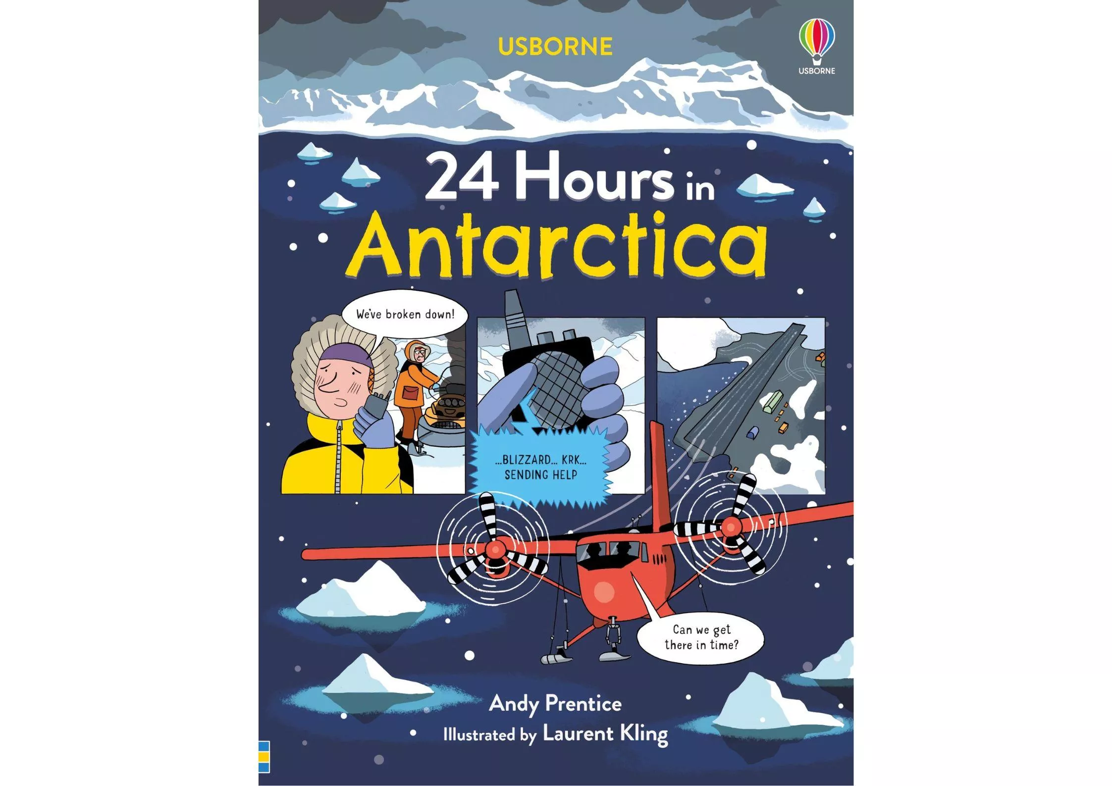 <Usborne> 24 Hours in Antarctica 精裝書