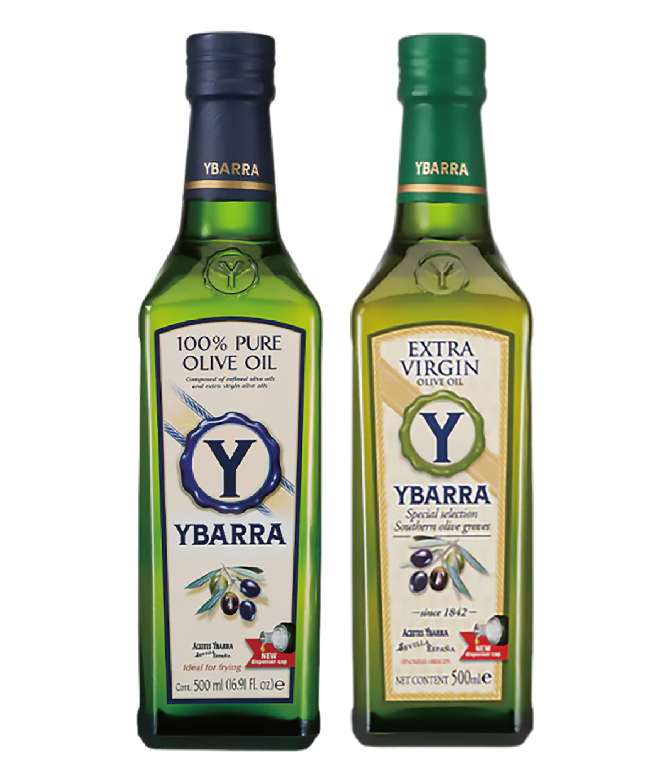 YBARRA 生飲級特級橄欖油 (500ml/瓶)+純橄欖油 (500ml/瓶)