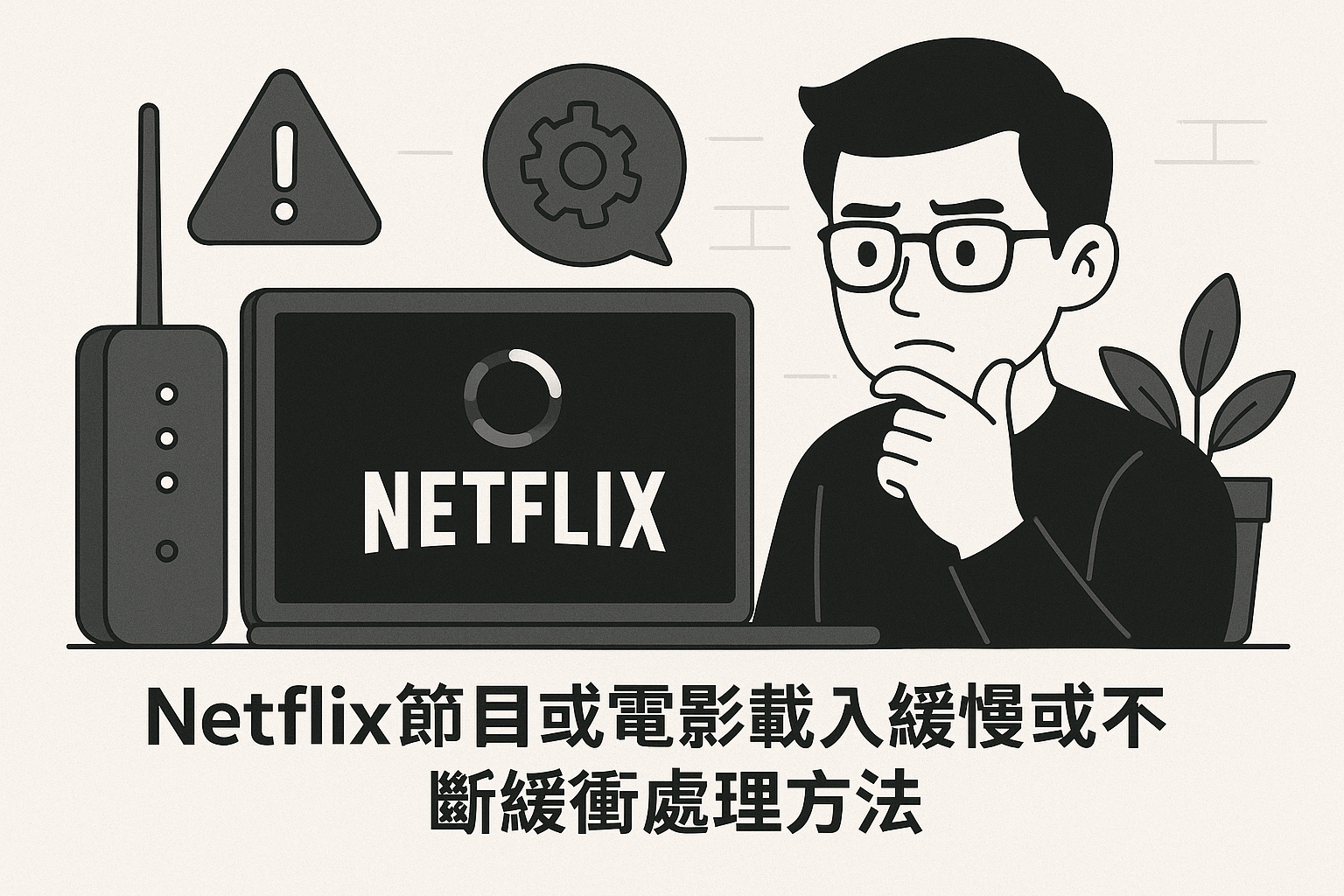 Netflix節目或電影載入緩慢或不斷緩衝處理方法