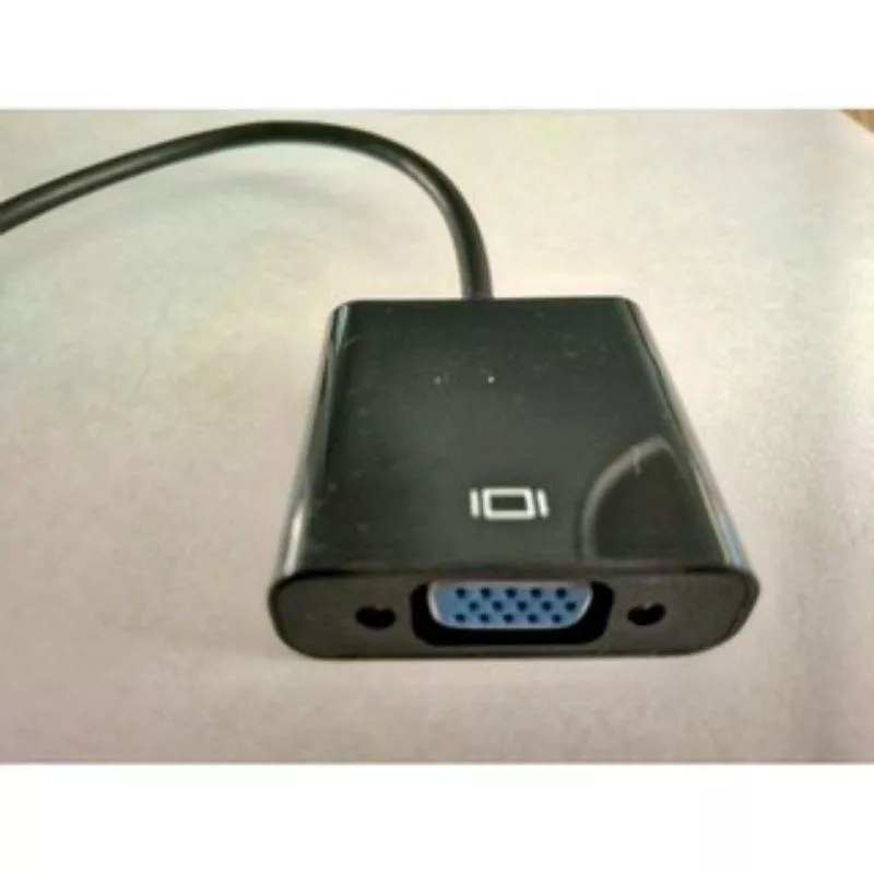「免插電」 VGA電腦螢幕轉換器(不含音源輸出) HDMI轉VGA 轉接器 轉接盒 支援1080p 轉接線