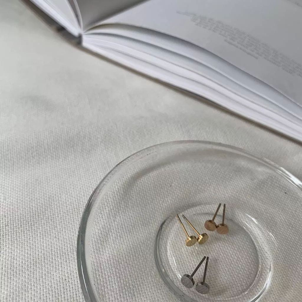 阿君的店｜ 聽我說 鈦鋼抗過敏耳環