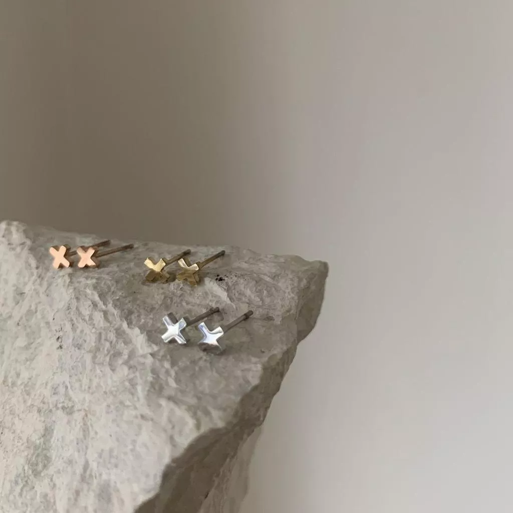 阿君的店｜XX 鈦鋼抗過敏耳環