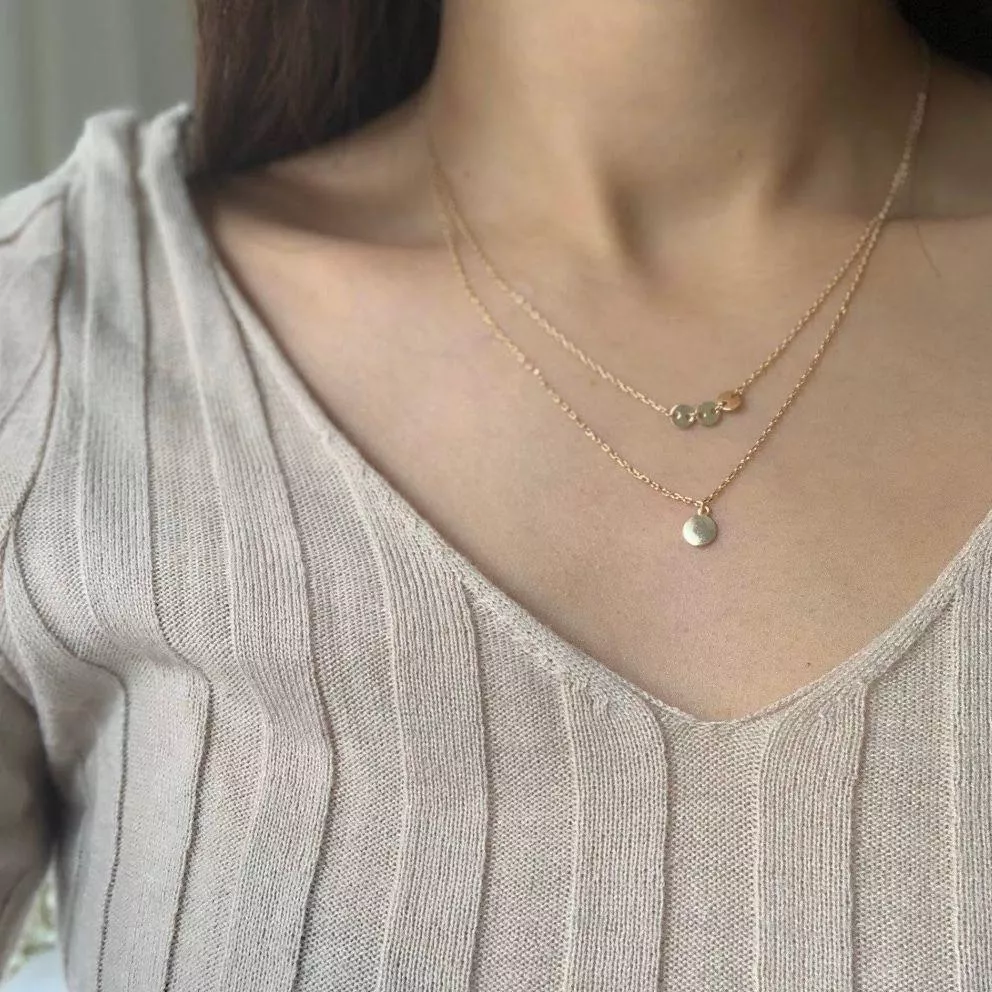 GOOD LUCK 雙鍊項鍊