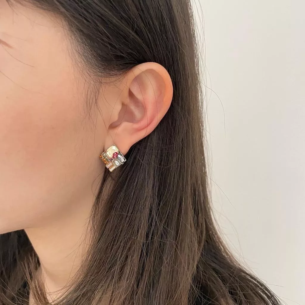 貴族的優雅 S925銀針耳環