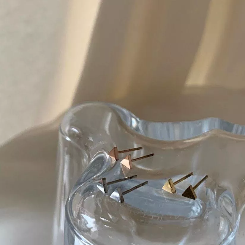 重心世界 鈦鋼耳環（共三色)