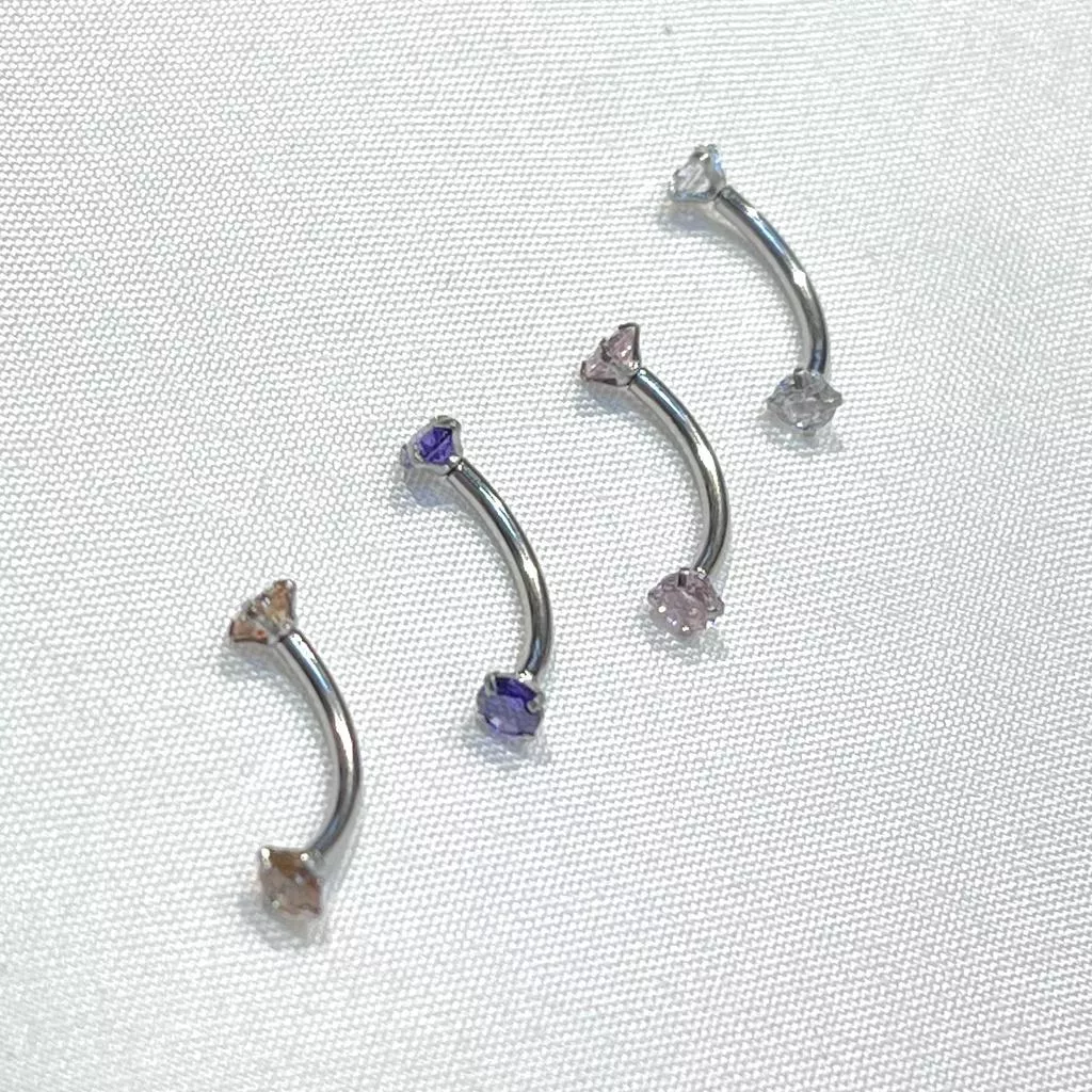 阿君的店｜鋯石水鑽 rook 眉釘 萬用環