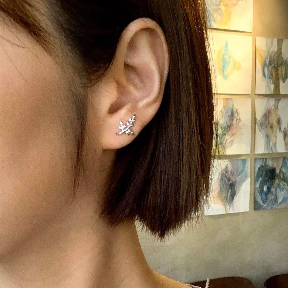 春日小確幸 S925純銀耳環