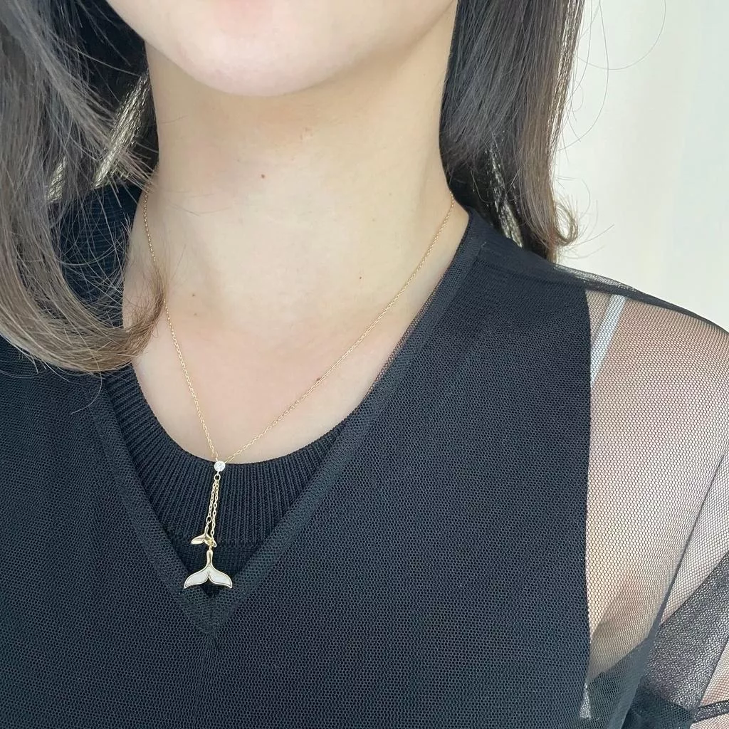 人魚之歌 金色貝殼項鍊