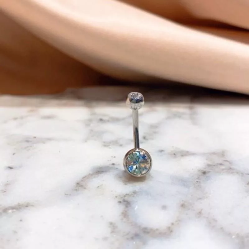 醫療鋼抗過敏白色水鑽