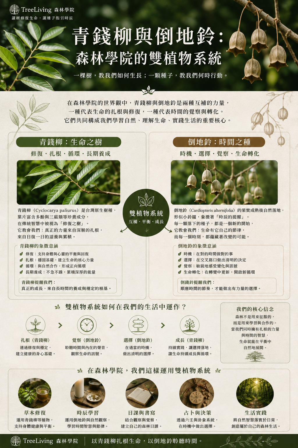 第3篇 青錢柳與倒地鈴：森林學院的雙植物系統