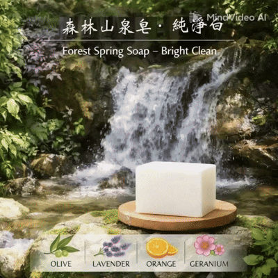 1. 森林山泉皂·純淨白
