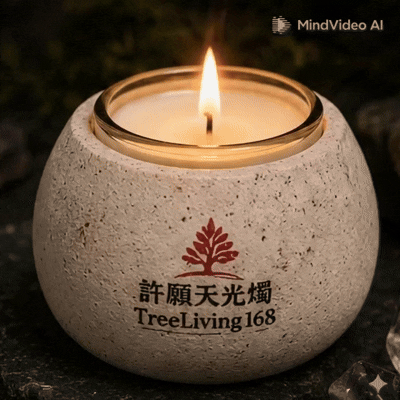 「綠森活TreeLiving 168許願天光燭 」