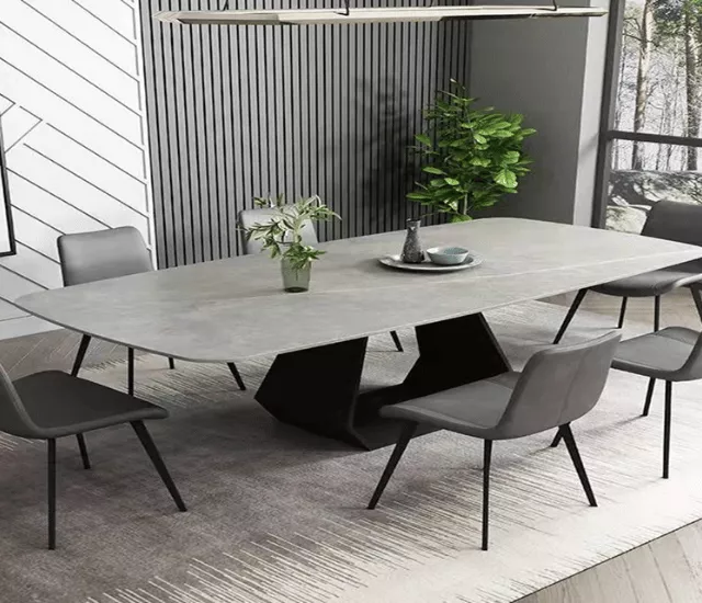 霧嶺岩語｜溫潤灰岩餐桌