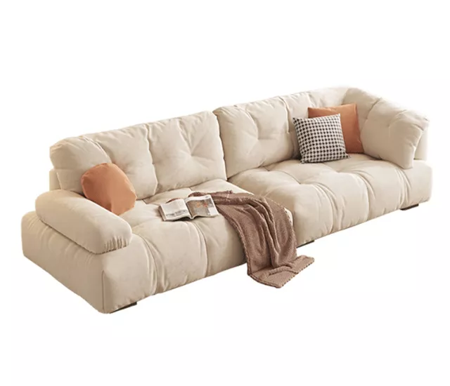 杏柔圓影｜雲朵感科技布五人沙發