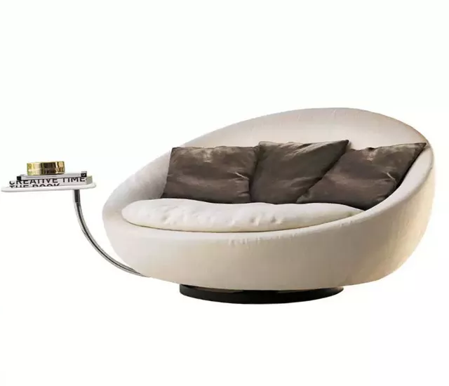 環抱式旋轉沙發椅（附旋轉托盤）