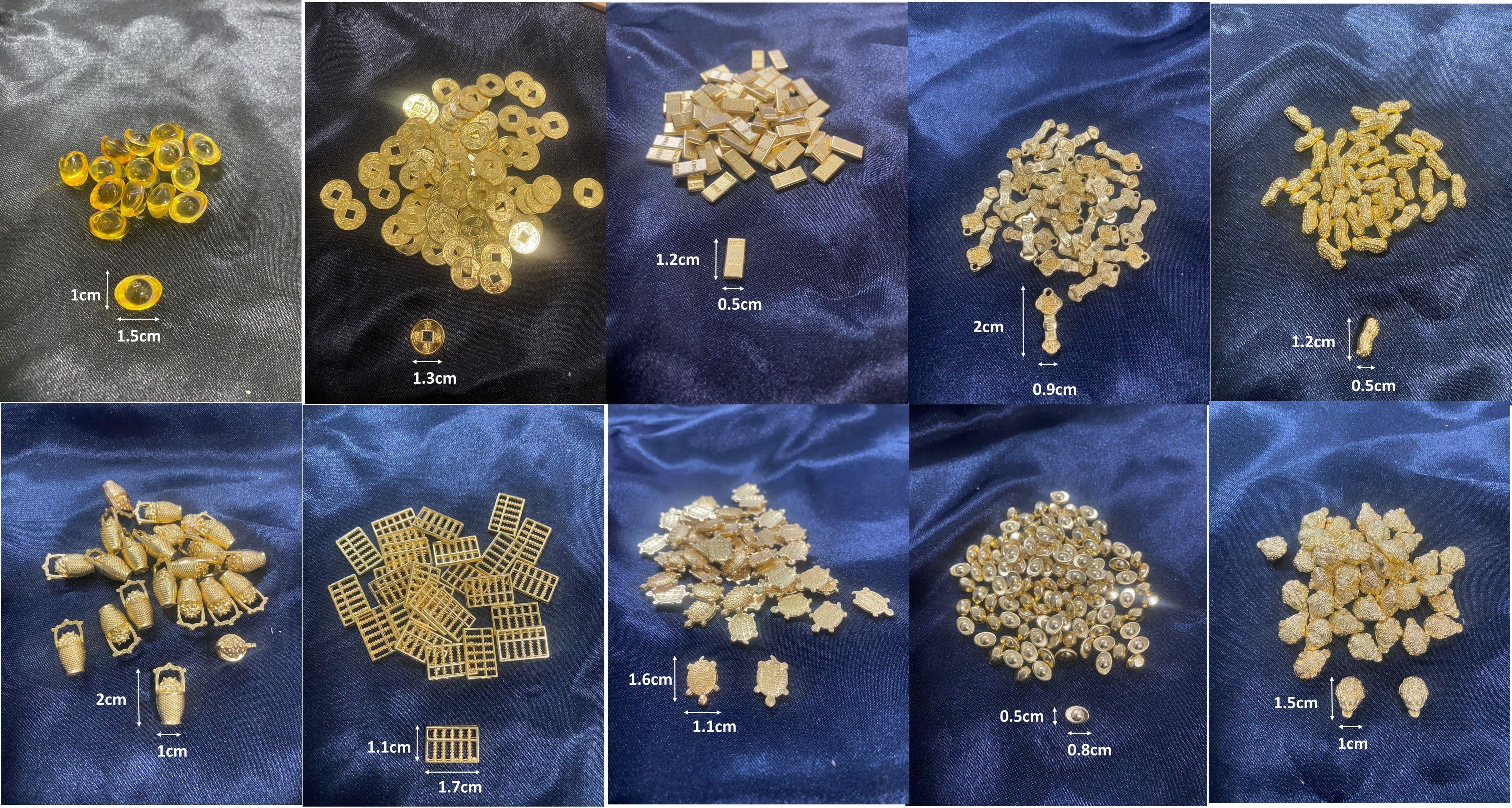 招財擺件金色桌面擺飾，適合財位與收銀台佈置