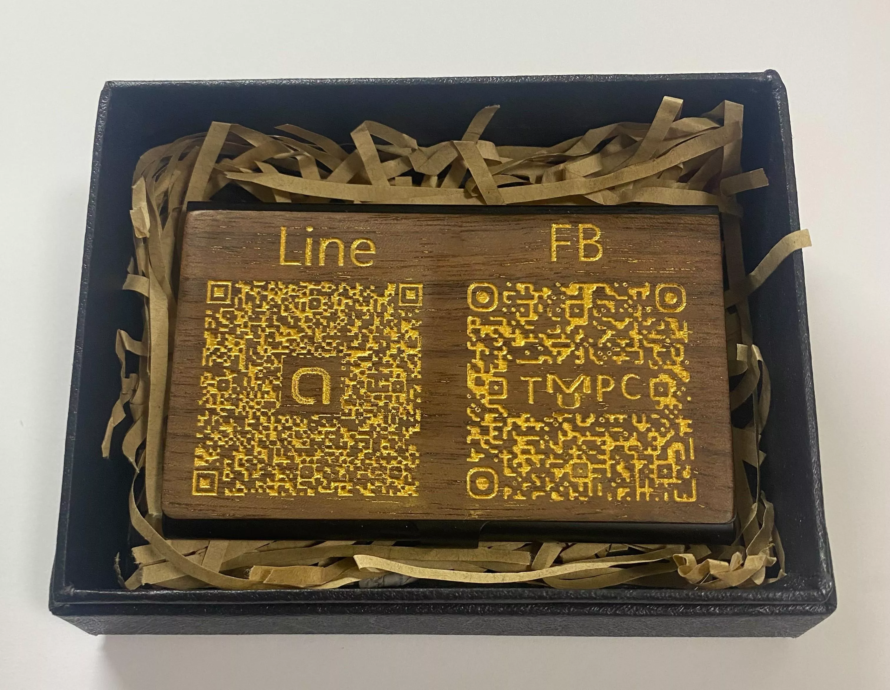 實木名片夾(雕刻+描金)