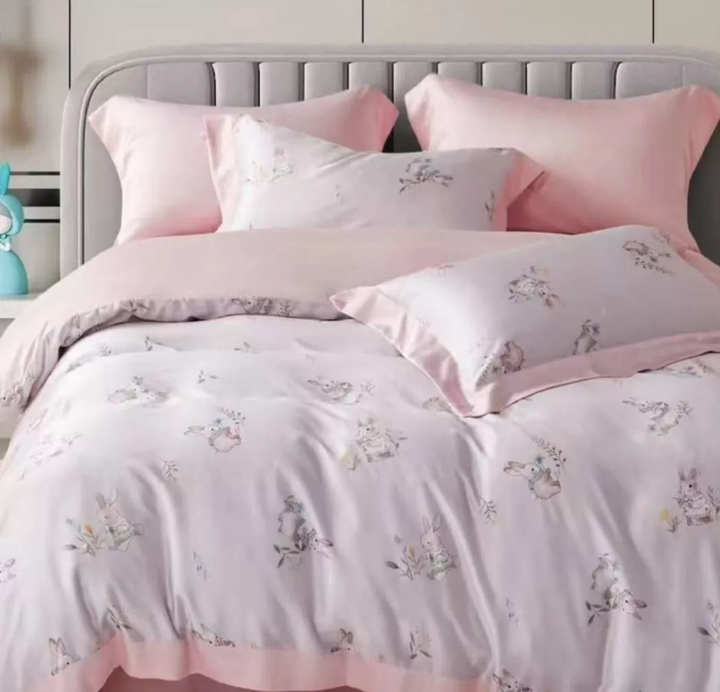 60織頂級天絲-小頑兔粉(精裝版)