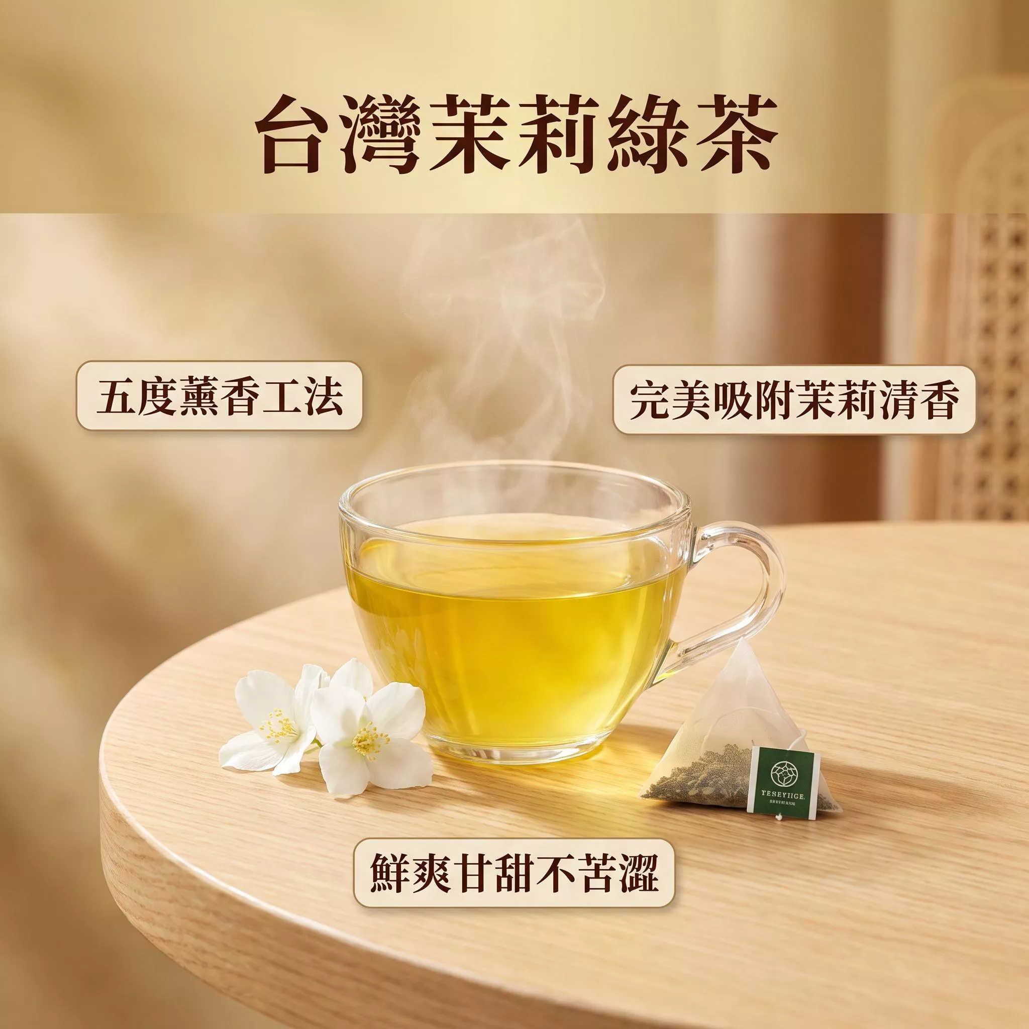 茉莉綠茶-茶包50入