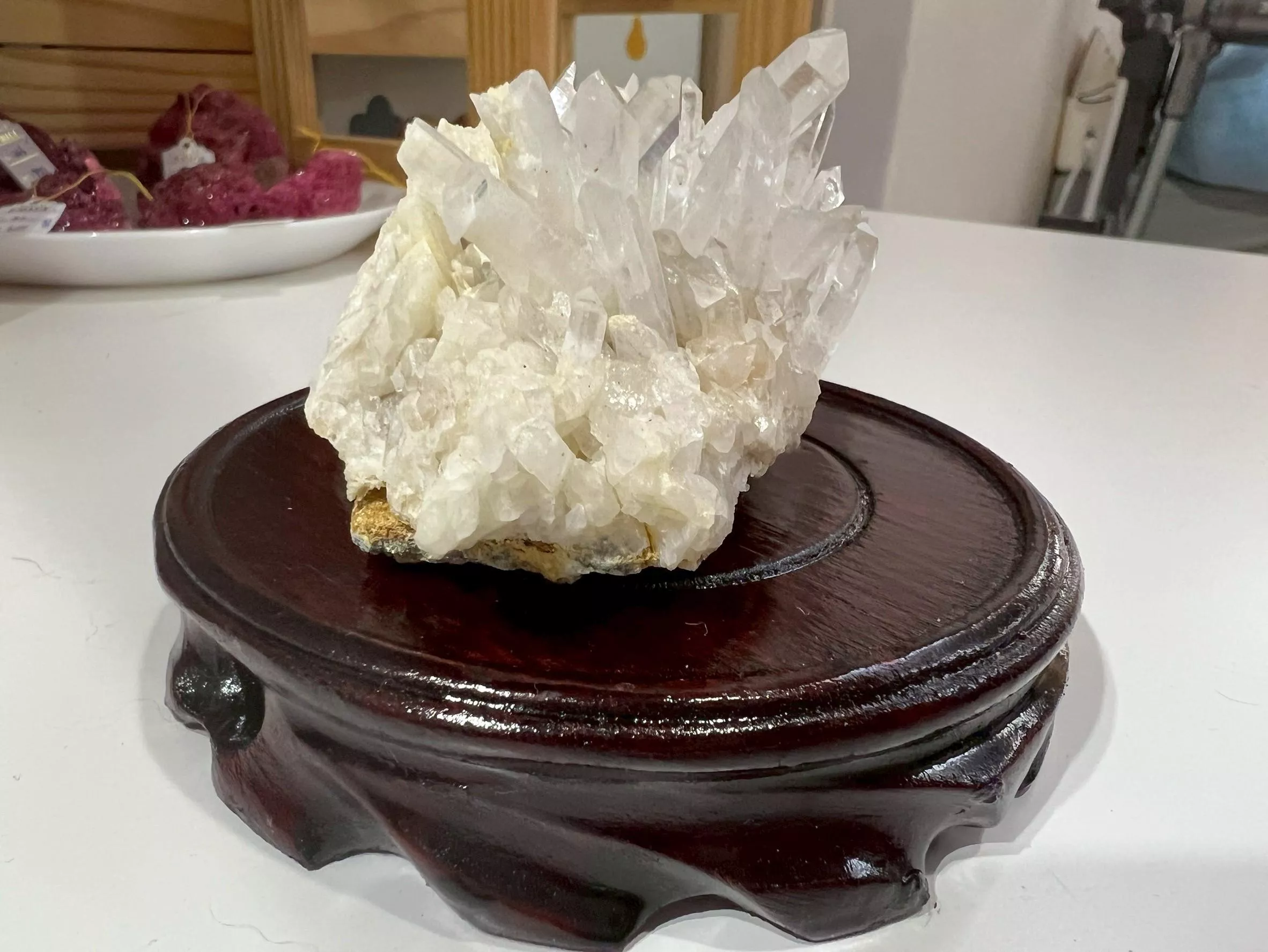 🤍✨白晶簇・清透淨化氣場的空間能量石✨🤍 天然白水晶晶簇｜能量淨化 × 聚氣穩場 × 百搭空間擺設