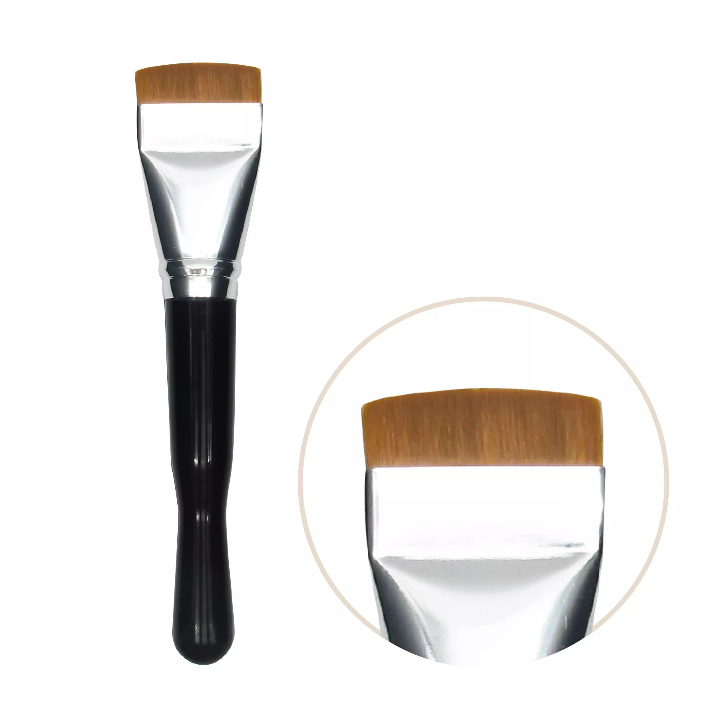 小蠻腰一字型粉底刷【寬版】