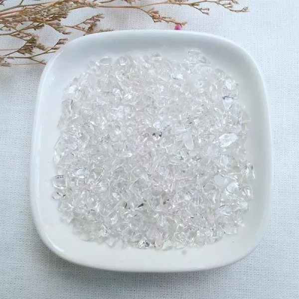 超亮白水晶碎石3-5mm(細) 白色/透明色系碎石 頂輪碎石