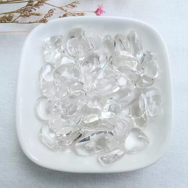 A級白水晶碎石9-15mm 白色/透明色系碎石 頂輪碎石