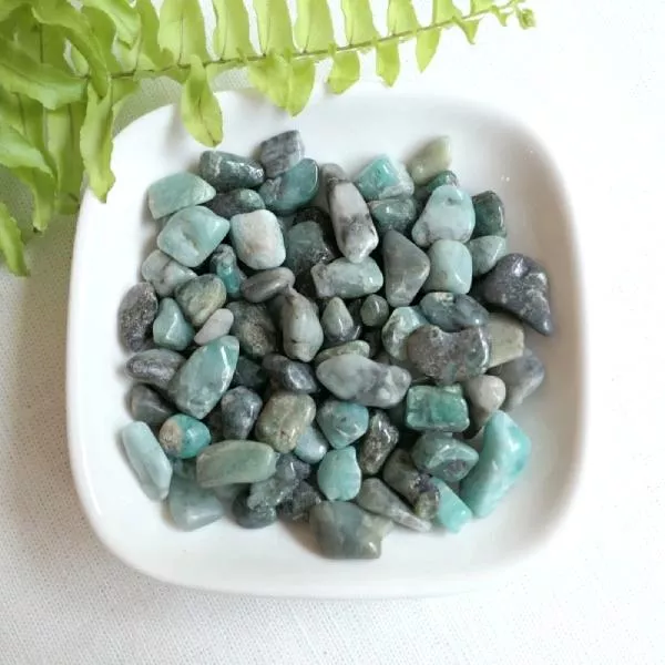 巴西祖母綠碎石5-9mm 綠色系碎石 心輪碎石