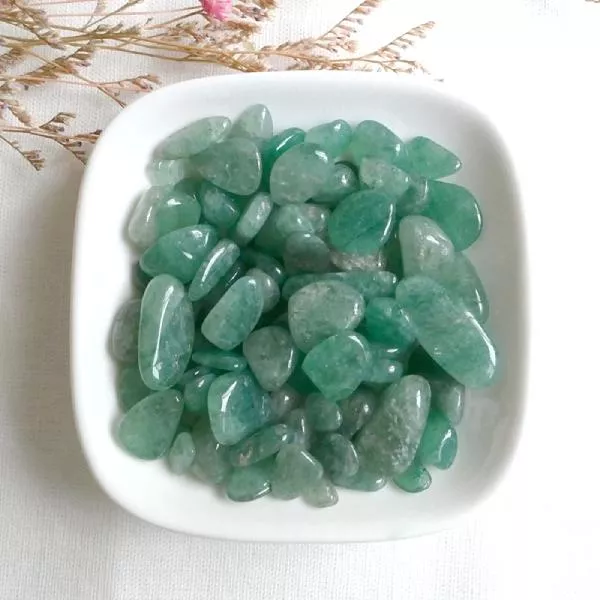 綠草莓晶碎石9-15mm 綠色系碎石 心輪碎石