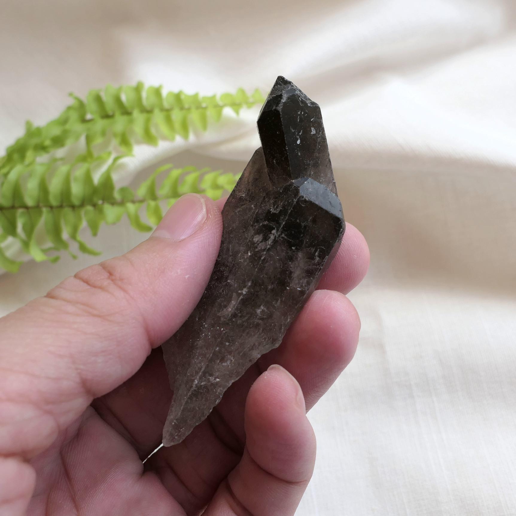巴西煙水晶簇茶晶簇煙晶簇-20-0616 | 2075心和能量空間｜水晶礦石市集