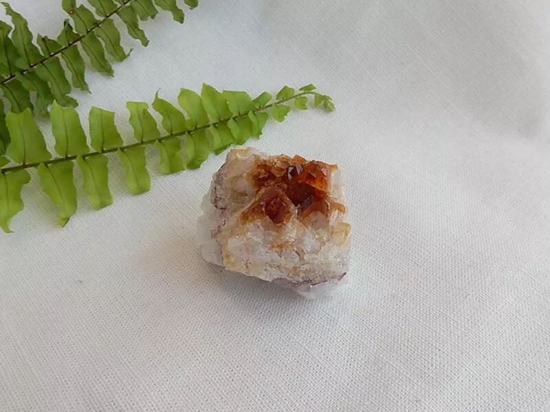 巴西黃水晶簇-17-1014