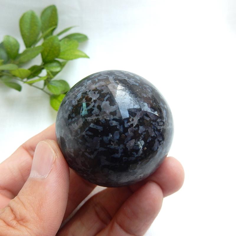 神奇梅林石(靛藍輝長石)球-5-1218 | 2075心和能量空間｜水晶礦石市集