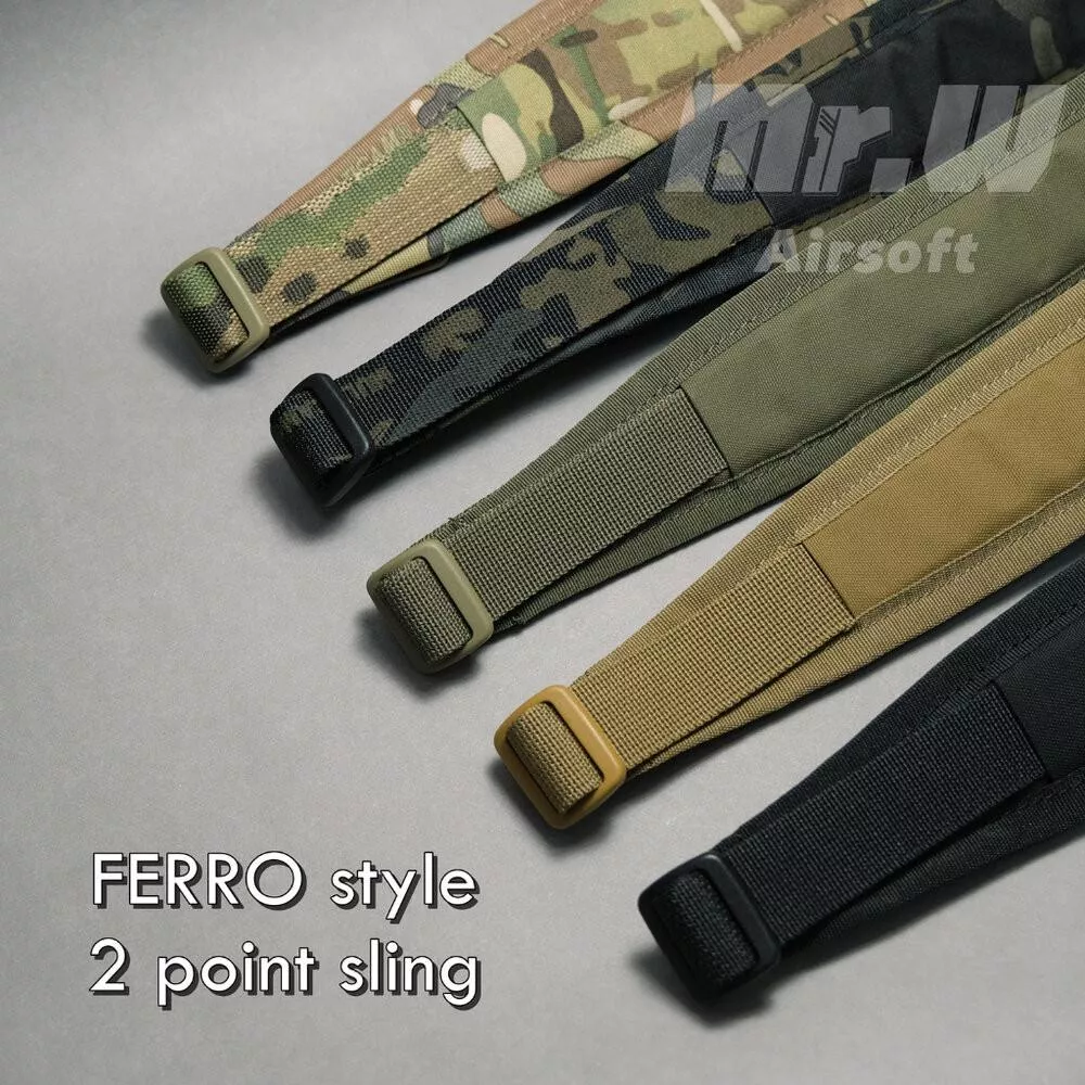 復刻法老風格 雙點式槍背帶