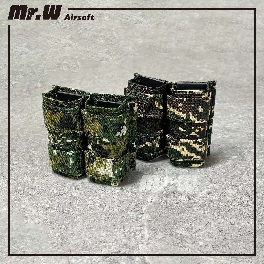 85D KYDEX 雙聯9mm快拔袋 陸軍數位迷彩 / 海陸數位虎斑