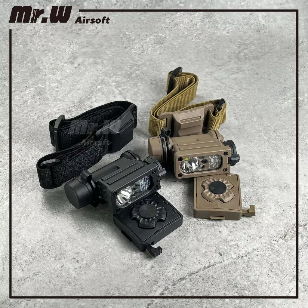 FMA 復刻響尾蛇C2 可見光三色+IR 照明頭燈 頭盔燈