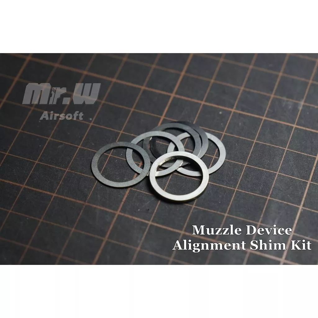 火帽微調墊片 一組6種厚度 不鏽鋼製