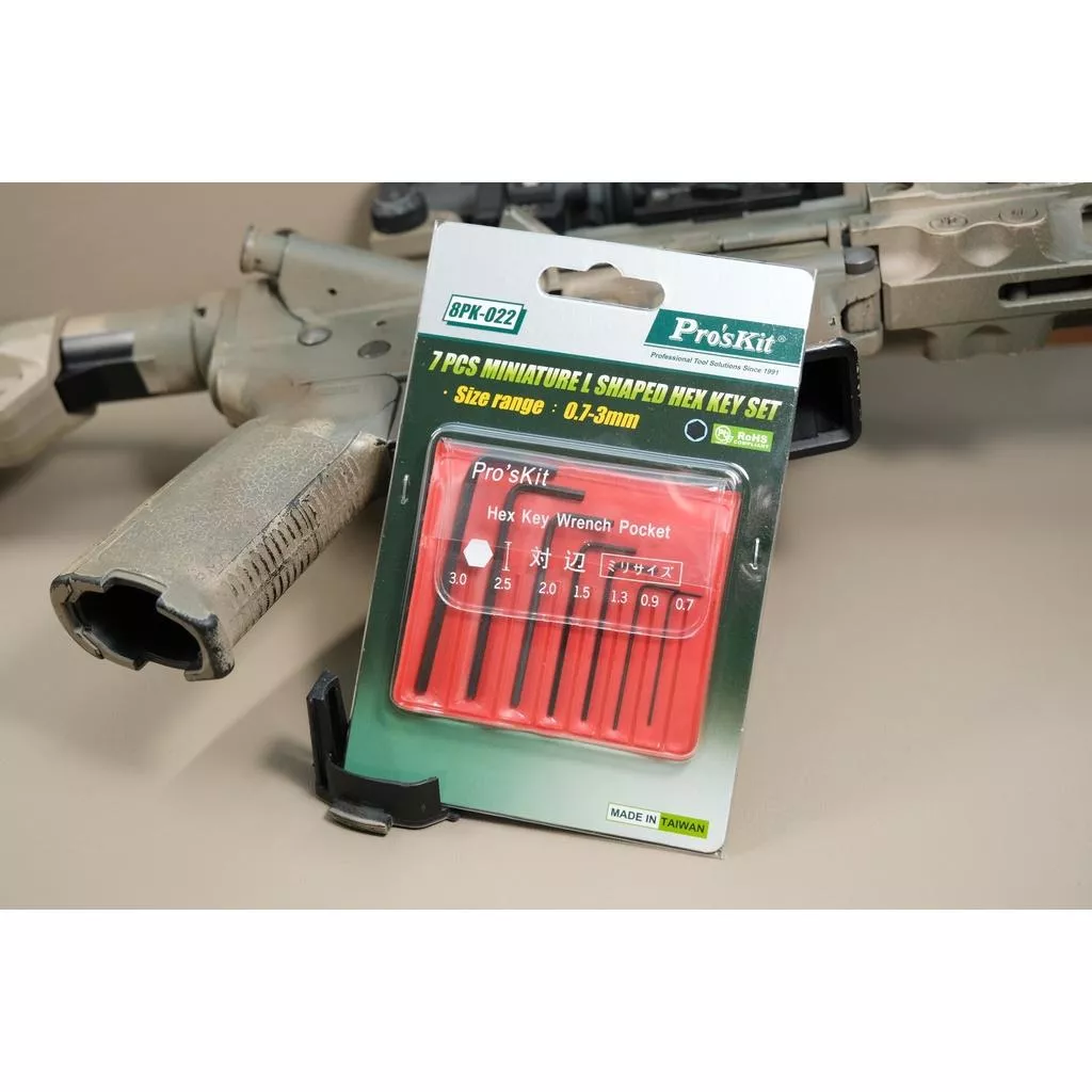 台製 Pro'sKit 寶工 迷你 內六角扳手組(7件裝)