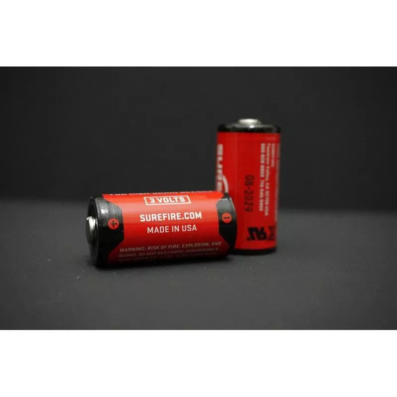 Surefire CR 123A 3V 鋰電池 一次性 10年保存期 美國製