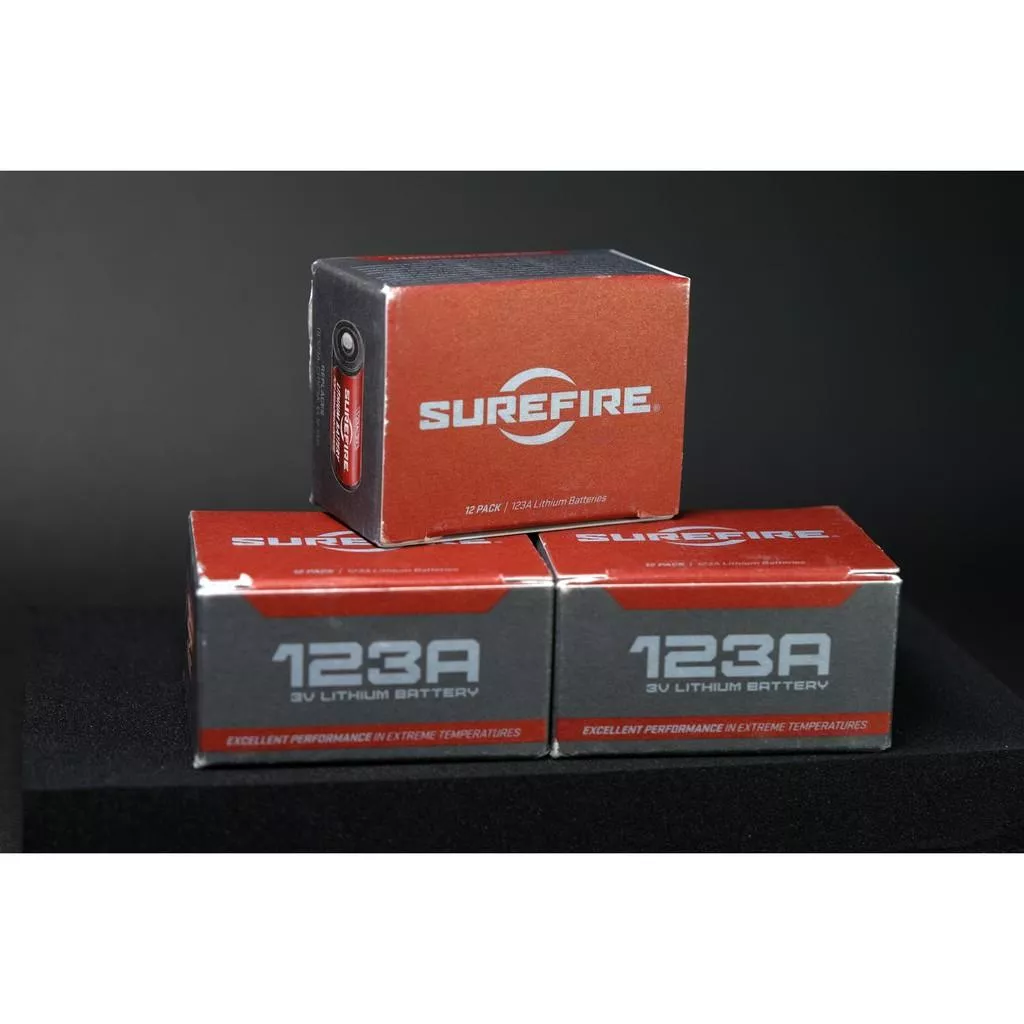 Surefire CR 123A 3V 一次性 10年保存期 美國製 一盒(12顆裝)
