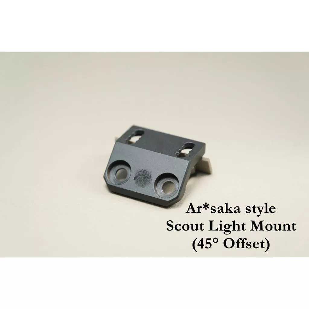 復刻Arisaka風格 M-LOK 燈座 (45度) SF M600/M300可用