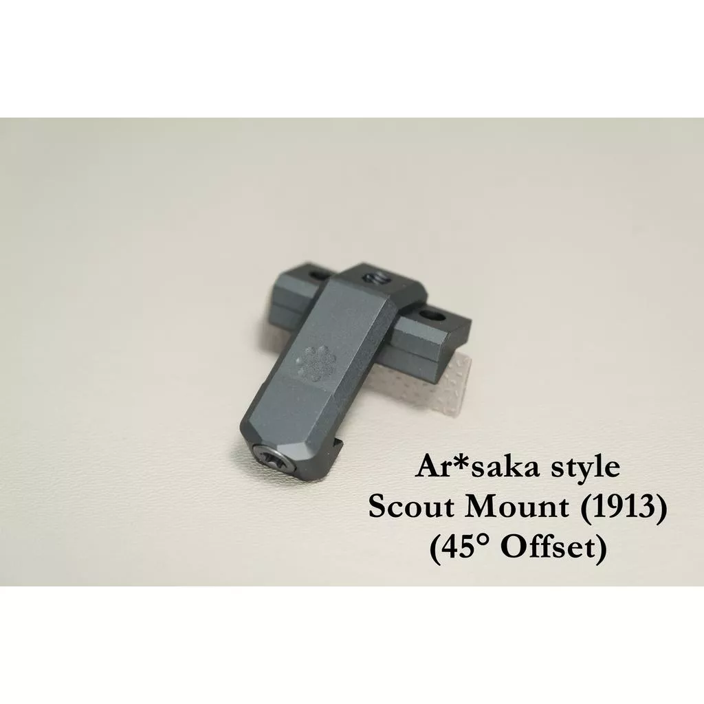 復刻ARISAKA風格 1913魚骨 燈座 (45度) SF M300/600適用