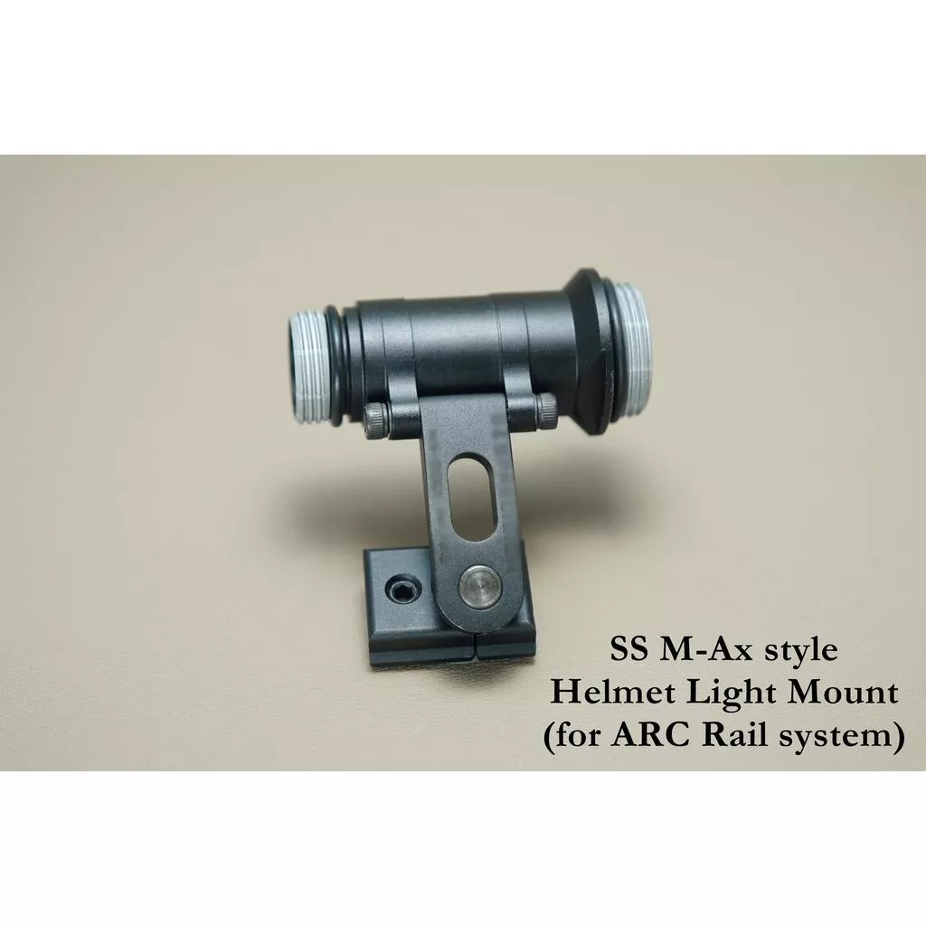 復刻S&S風格 M-Ax 頭盔燈座 ARC導軌用