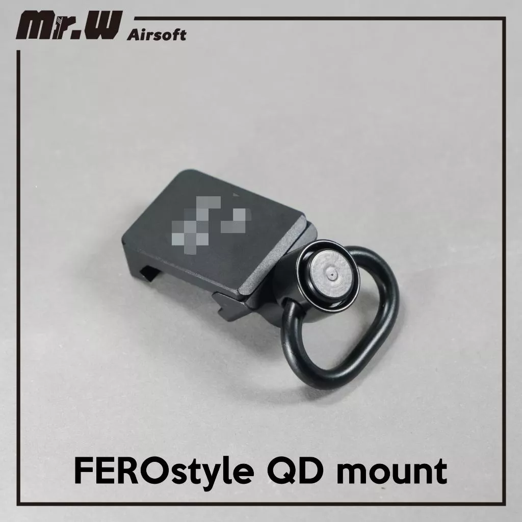 復刻 法老樣式 45度 QD背帶環+底座 (1913魚骨/MLOK用)