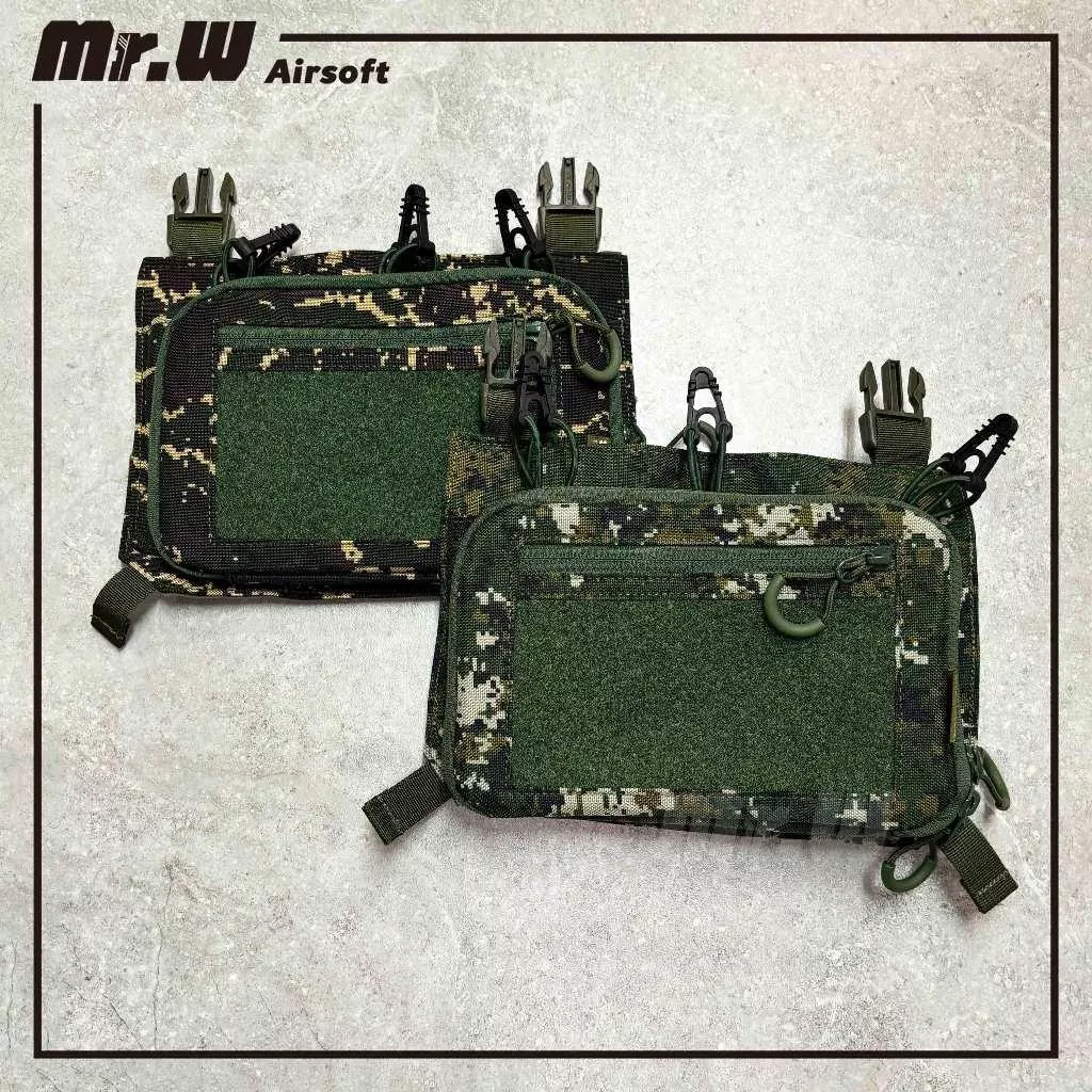 85D 戰術背心快拆前面板「一型」 快拔彈袋+雜物包 陸軍數位迷彩 / 海陸數位虎斑