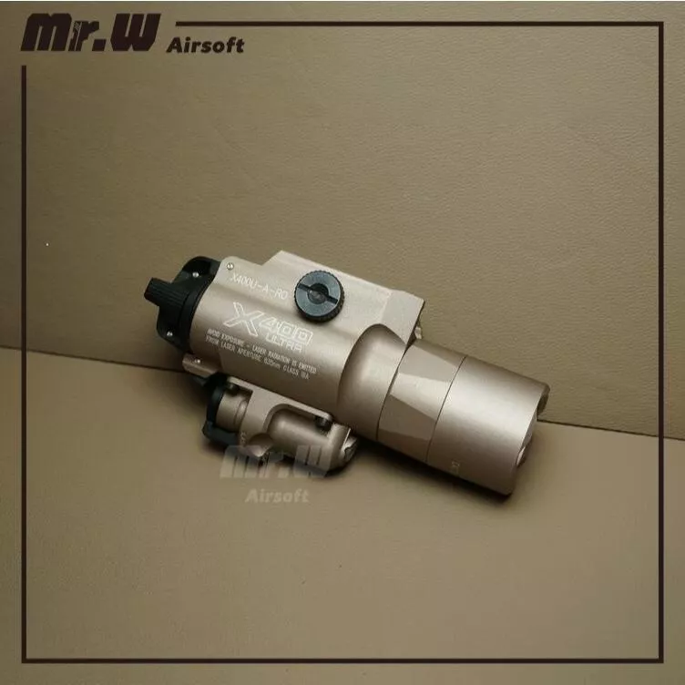 【Mr.W-現貨】復刻 刻字版 X400U ULTRA 白光戰術電筒 SOTAC出品