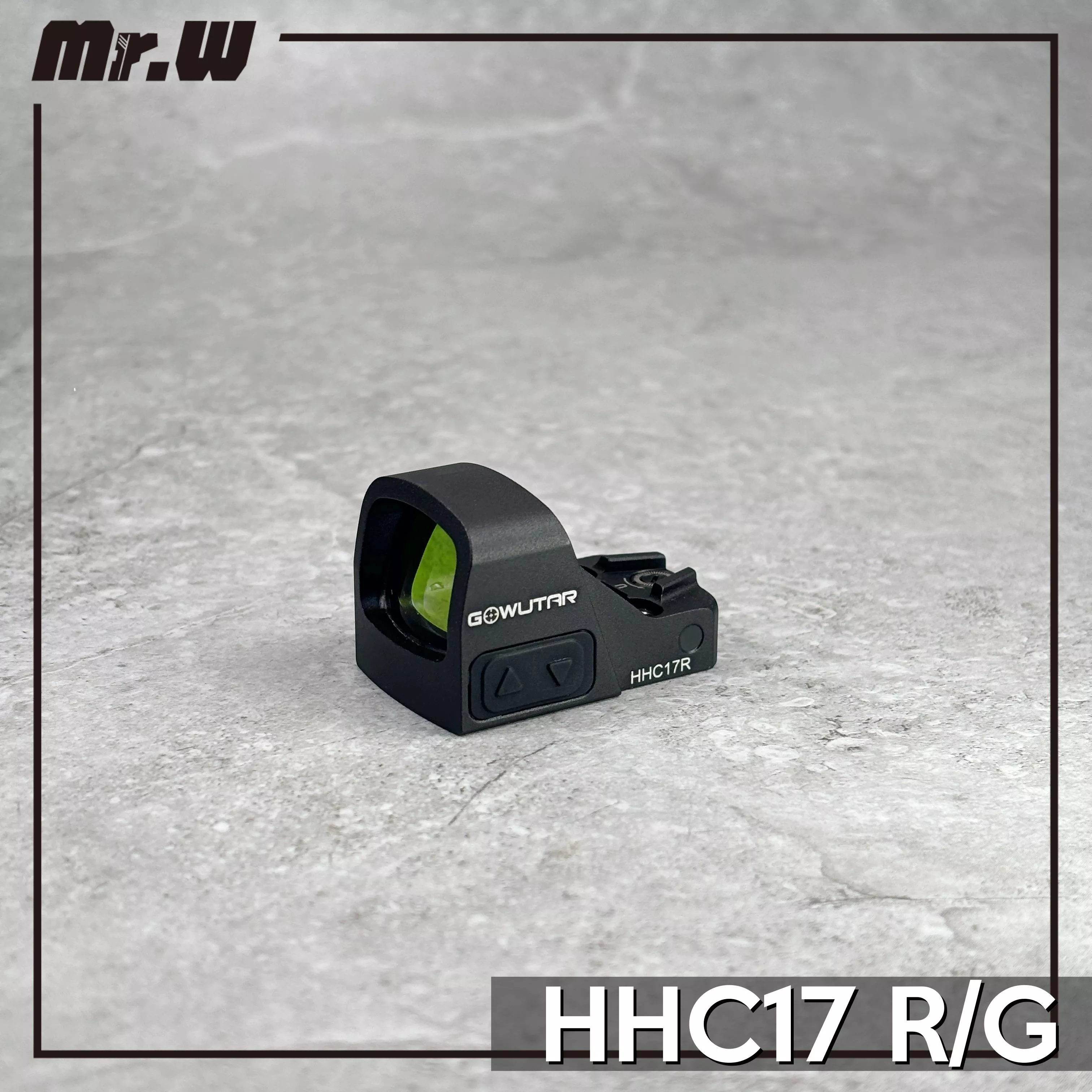 【Mr.W-現貨】GOWUTAR HHC17 內紅點 / 綠點 RMSc孔位 側開電池槽