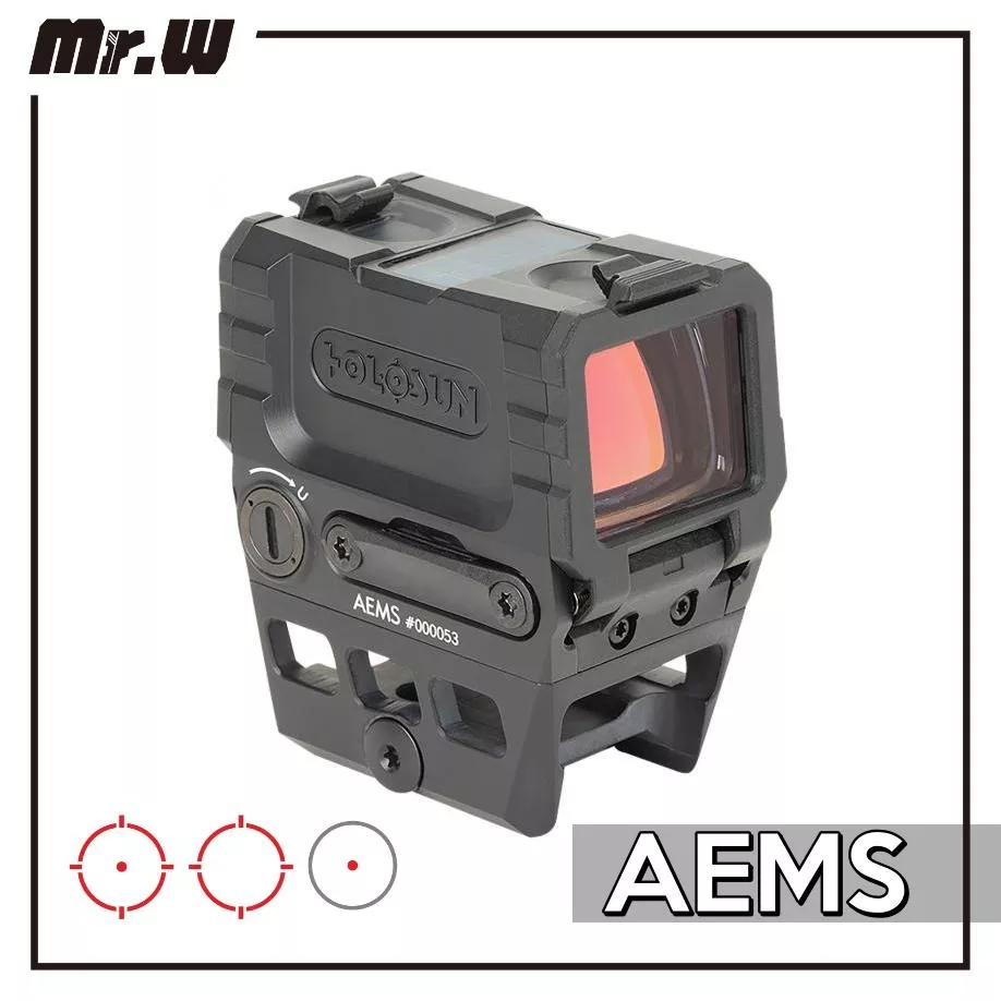 【Mr.W-現貨】HOLOSUN AEMS RD2 (紅點) 真品瞄具 內紅點 快瞄